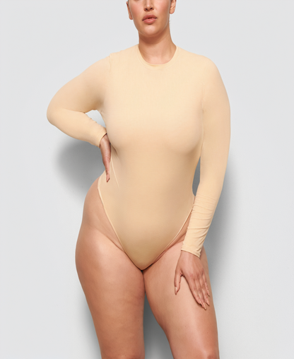 ESSENTIAL CREW NECK LONG SLEEVE BODYSUIT